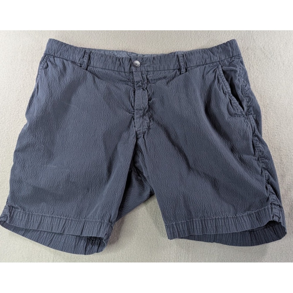 Ballin Mens True Khaki Seersucker Shorts 38‎ Navy Blue M6017W550